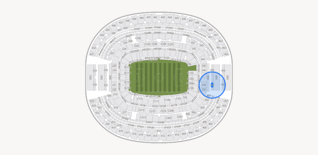 AT&T Stadium Seating Chart