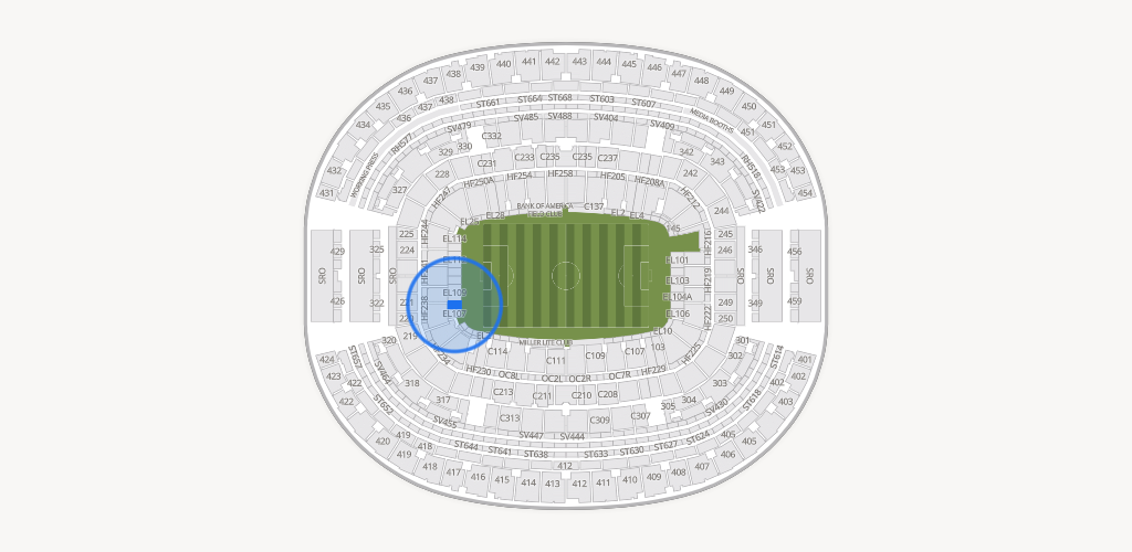 AT&T Stadium Seating Chart