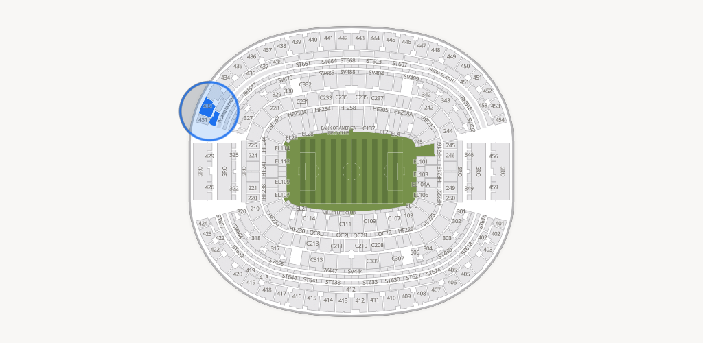 AT&T Stadium Seating Chart