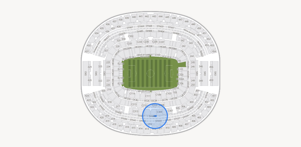 AT&T Stadium Seating Chart