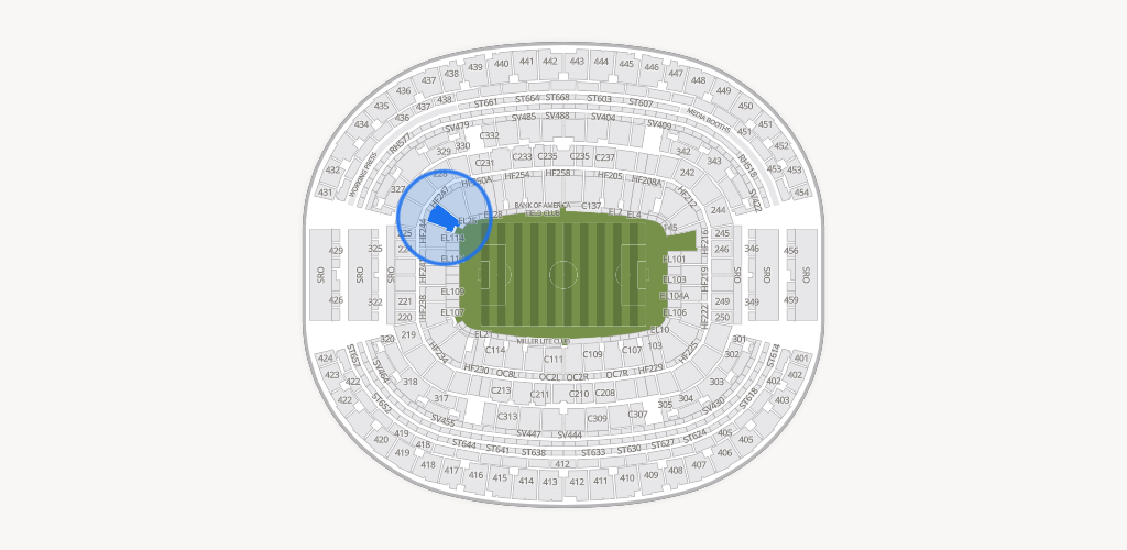 AT&T Stadium Seating Chart