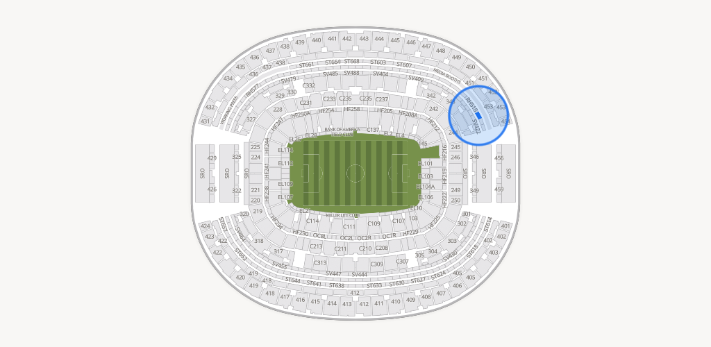 AT&T Stadium Seating Chart