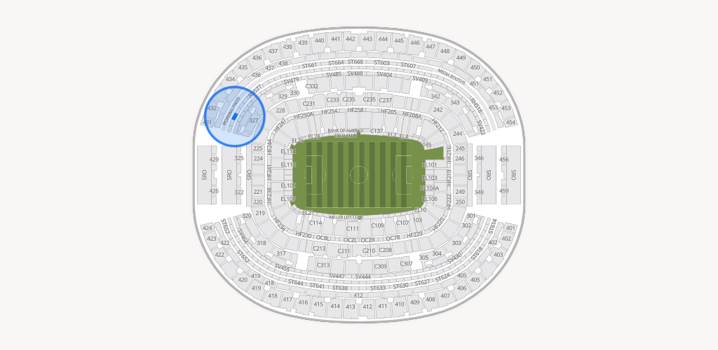 AT&T Stadium Seating Chart