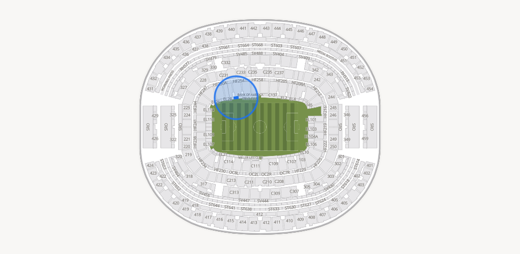 AT&T Stadium Seating Chart