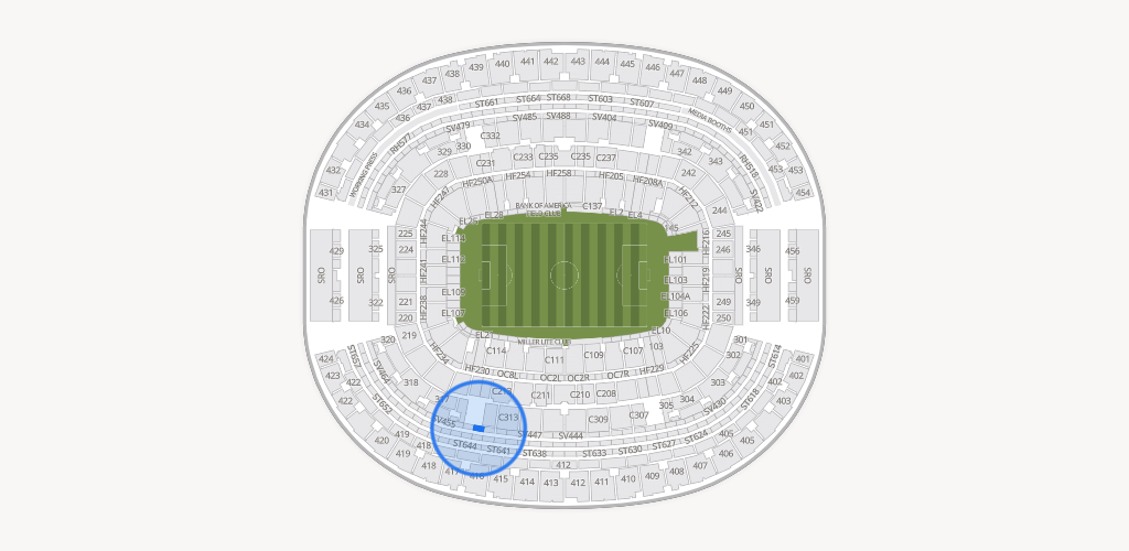 AT&T Stadium Seating Chart