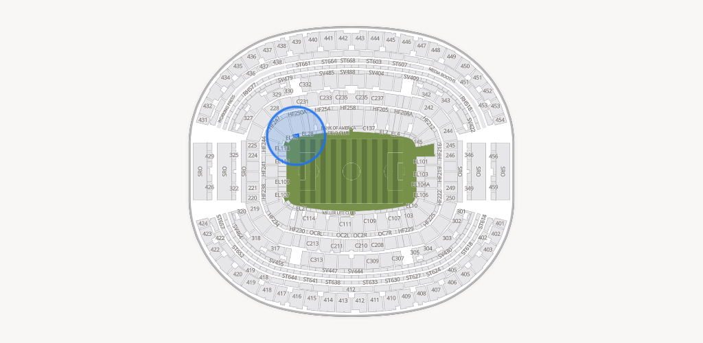 AT&T Stadium Seating Chart
