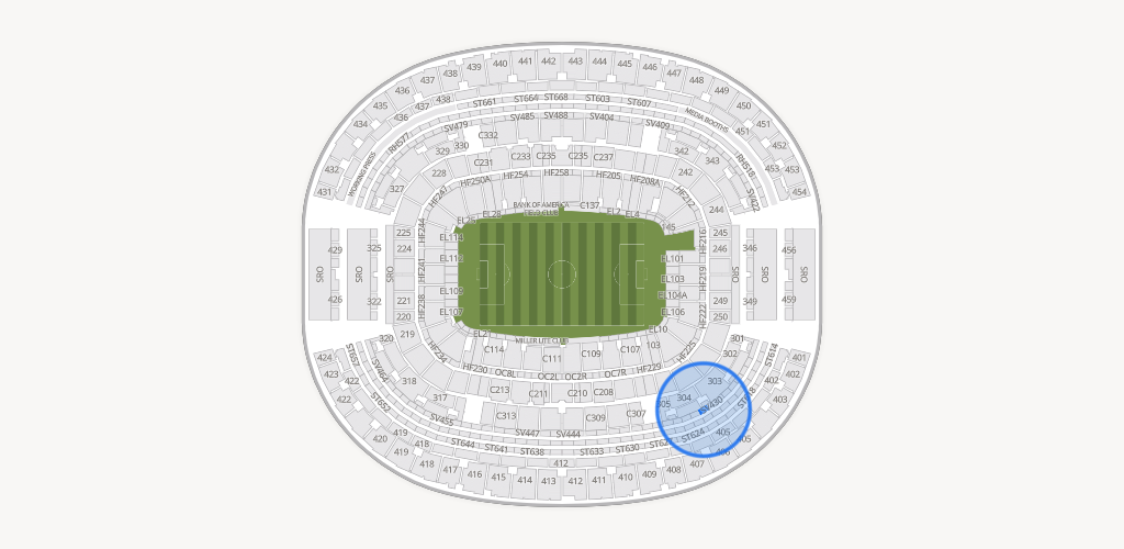 AT&T Stadium Seating Chart