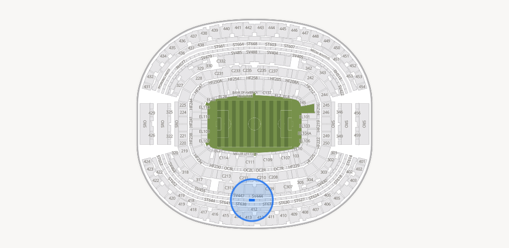 AT&T Stadium Seating Chart