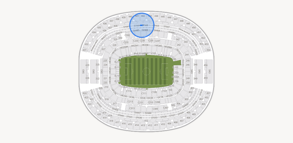 AT&T Stadium Seating Chart