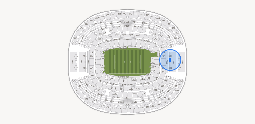 AT&T Stadium Seating Chart