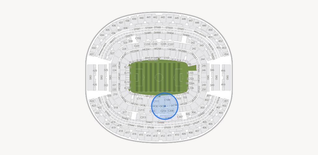 AT&T Stadium Seating Chart