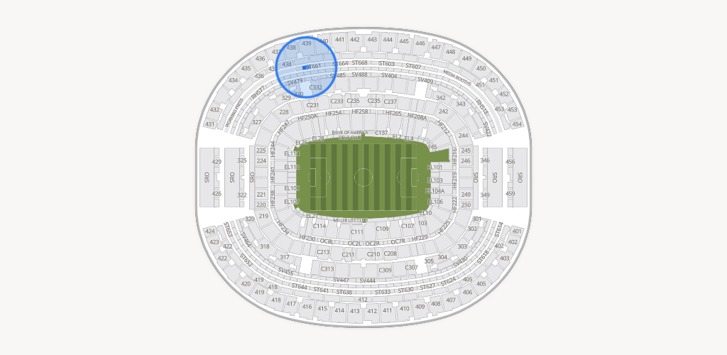 AT&T Stadium Seating Chart