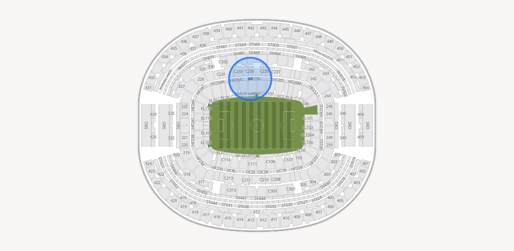 AT&T Stadium Seating Chart
