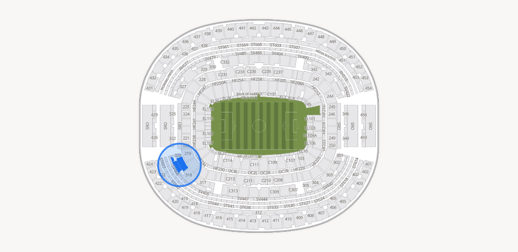 AT&T Stadium Seating Chart