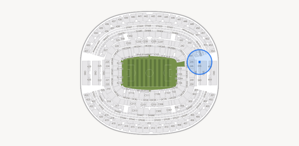AT&T Stadium Seating Chart