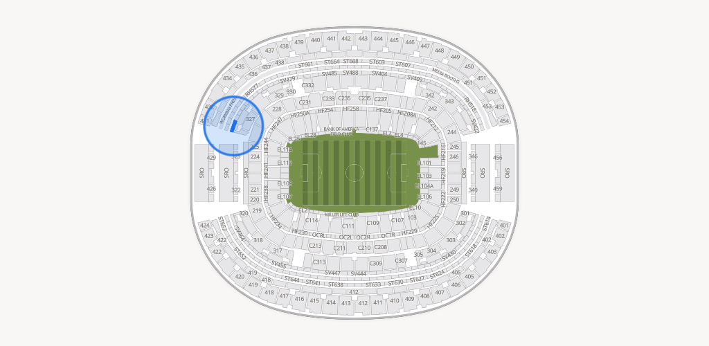 AT&T Stadium Seating Chart