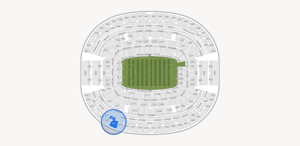 AT&T Stadium Seating Chart