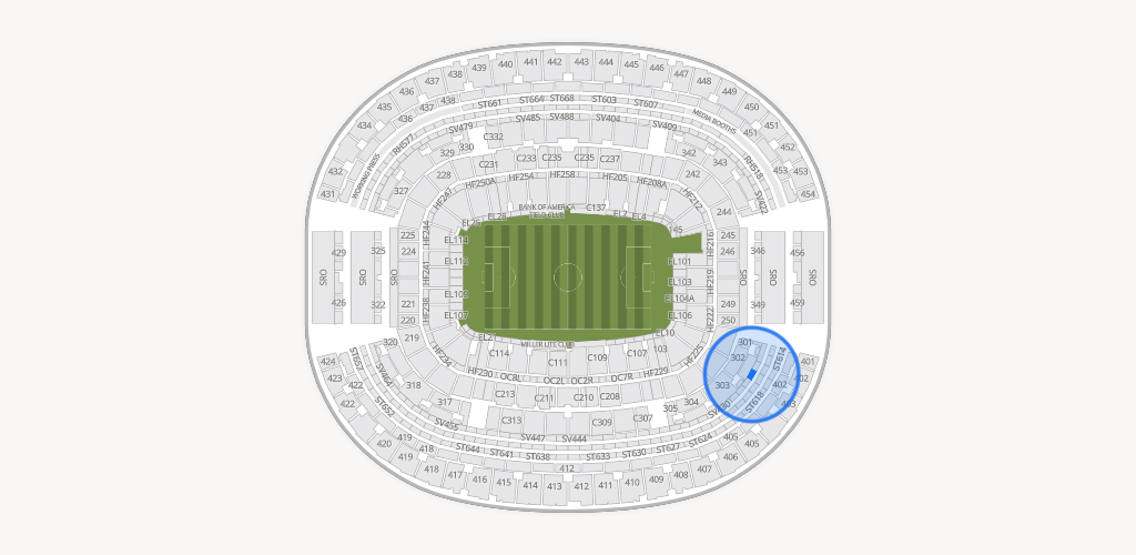AT&T Stadium Seating Chart