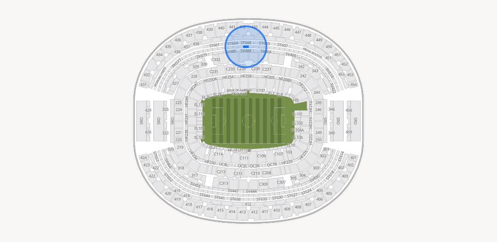 AT&T Stadium Seating Chart