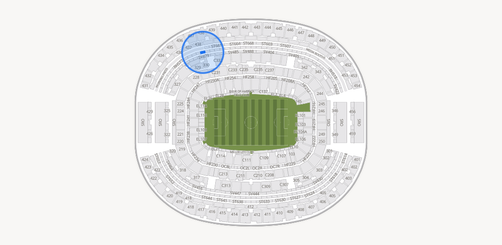 AT&T Stadium Seating Chart