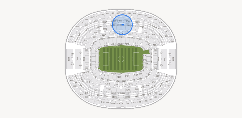 AT&T Stadium Seating Chart