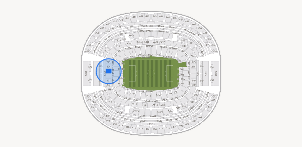 AT&T Stadium Seating Chart