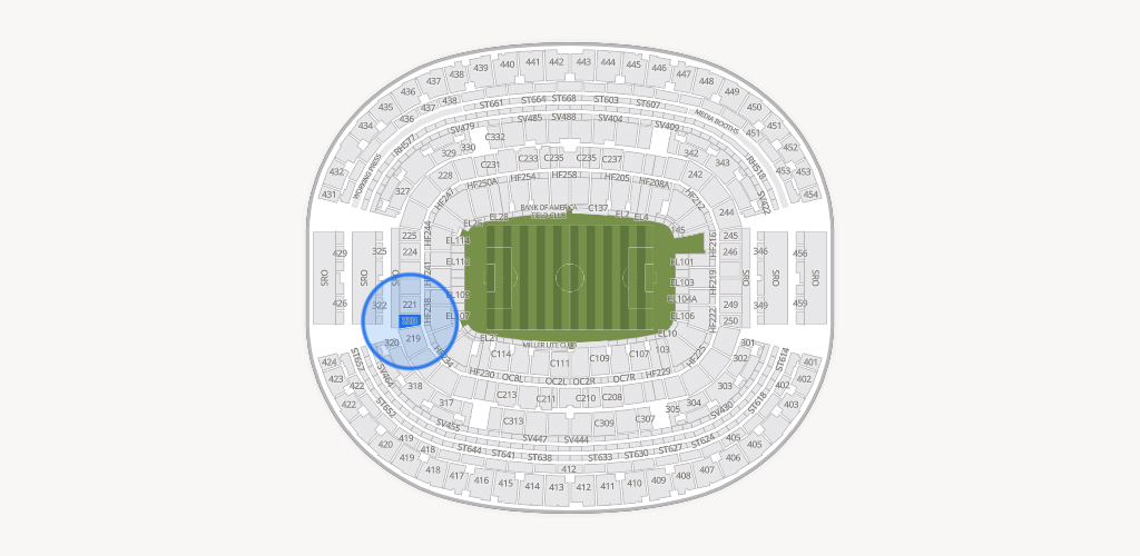 AT&T Stadium Seating Chart