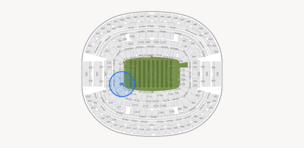 AT&T Stadium Seating Chart