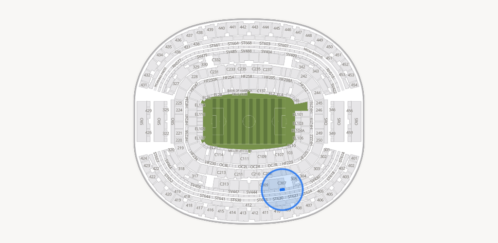 AT&T Stadium Seating Chart