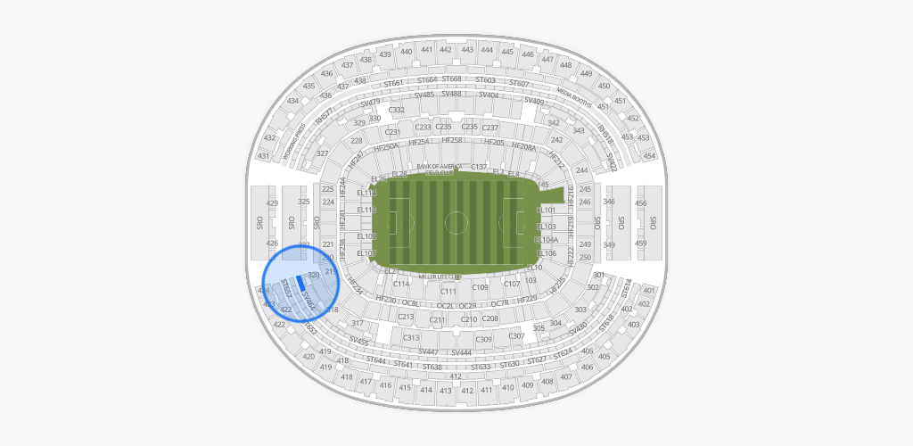AT&T Stadium Seating Chart