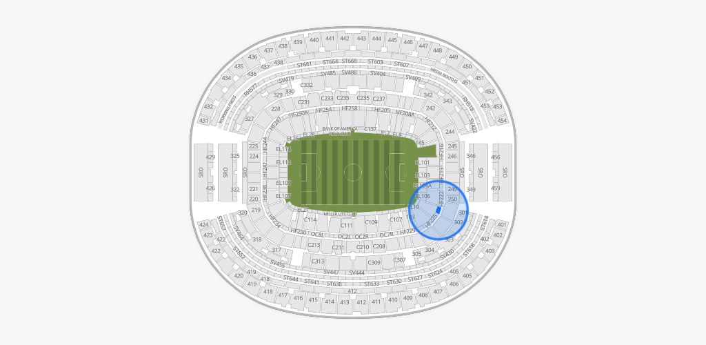 AT&T Stadium Seating Chart