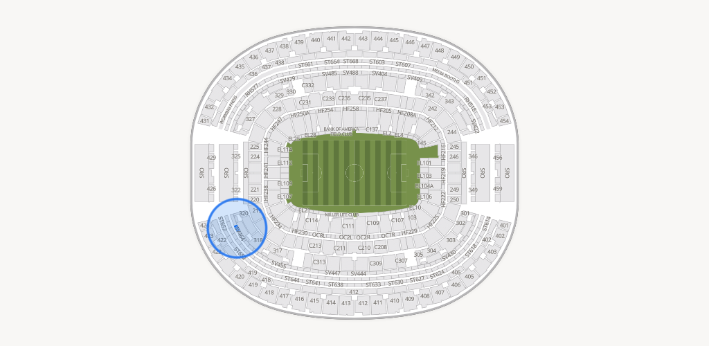 AT&T Stadium Seating Chart