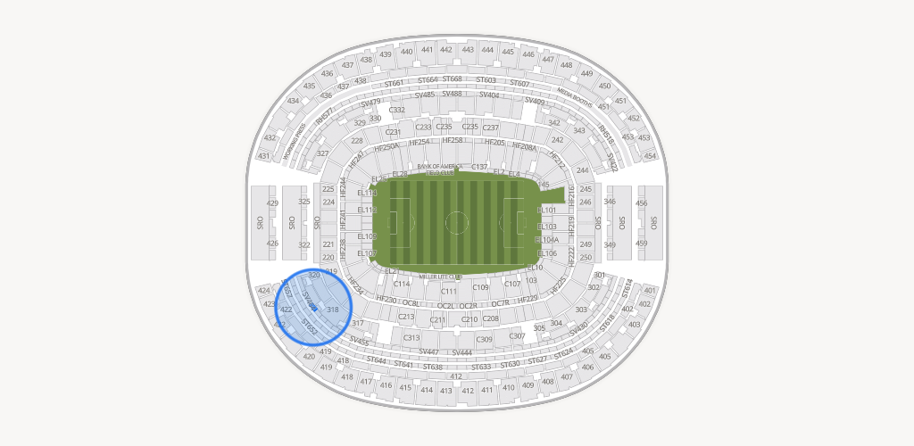 AT&T Stadium Seating Chart