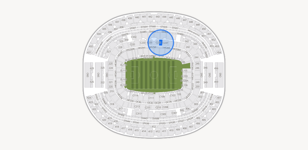 AT&T Stadium Seating Chart