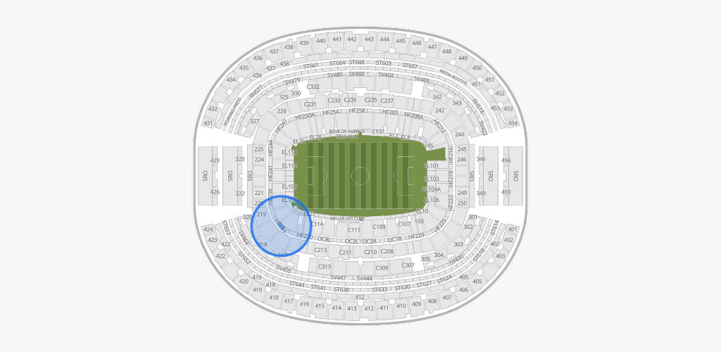 AT&T Stadium Seating Chart