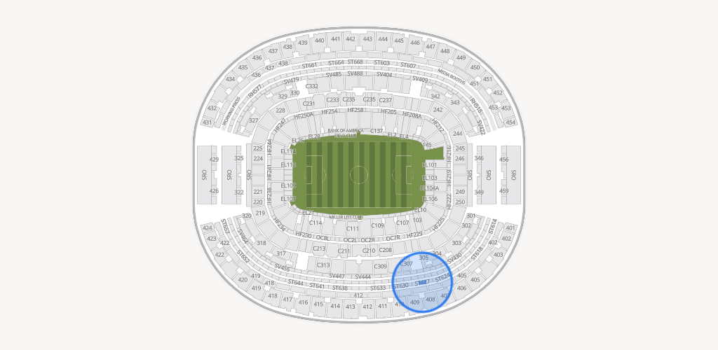 AT&T Stadium Seating Chart
