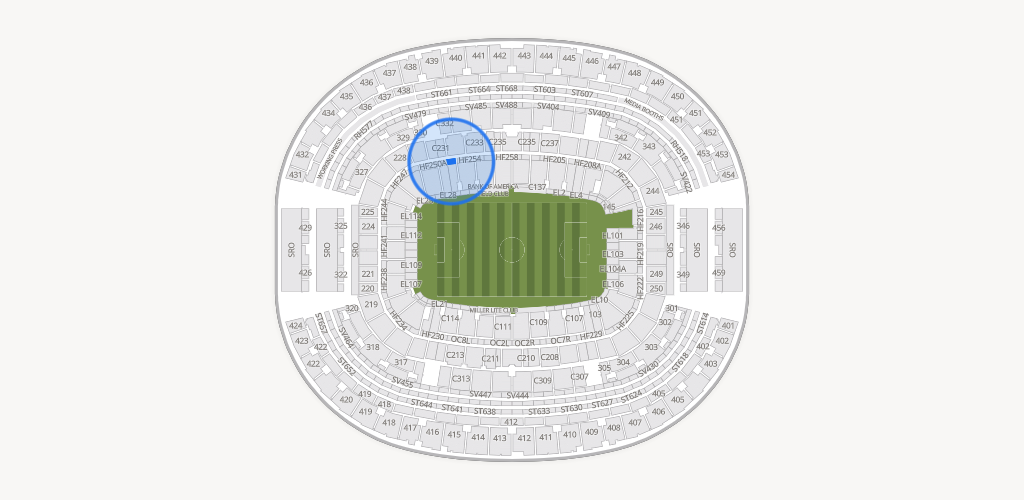 AT&T Stadium Seating Chart