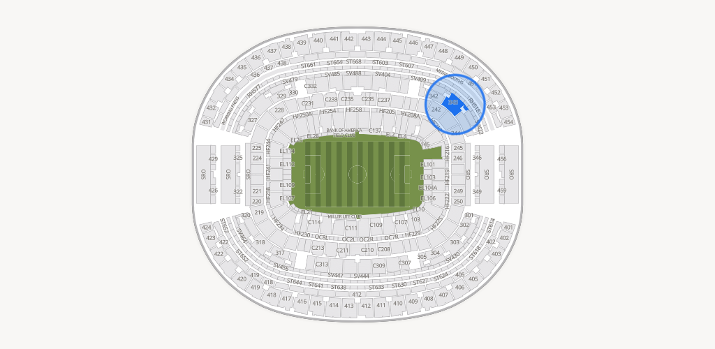 AT&T Stadium Seating Chart