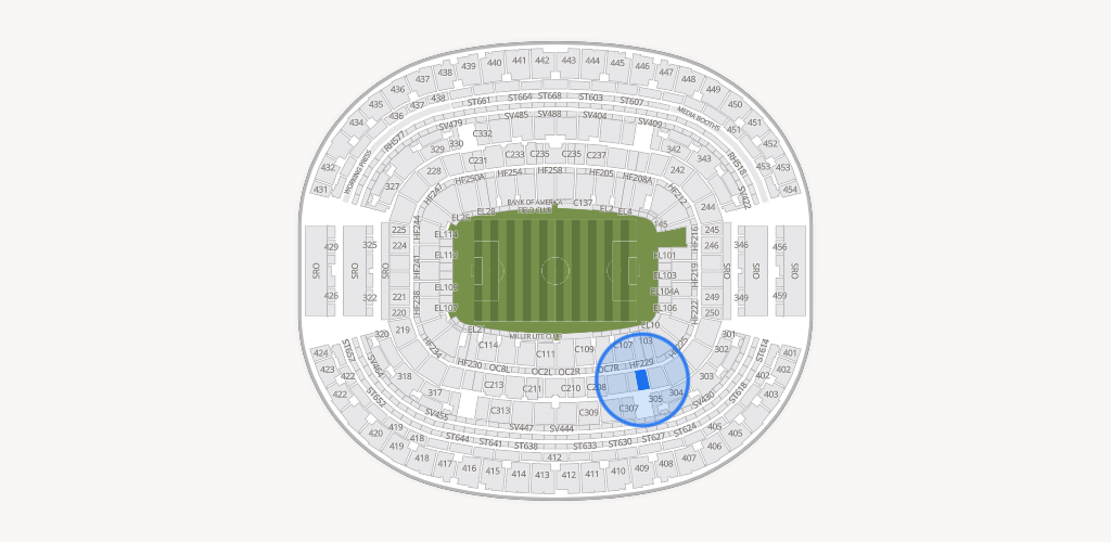 AT&T Stadium Seating Chart