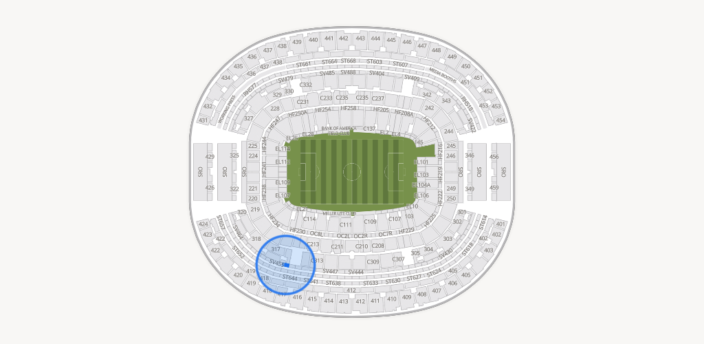 AT&T Stadium Seating Chart