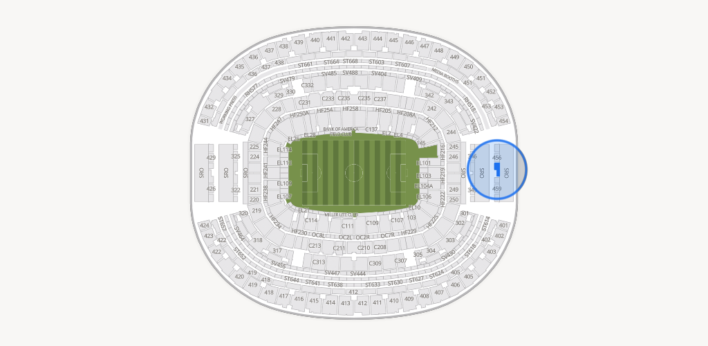 AT&T Stadium Seating Chart