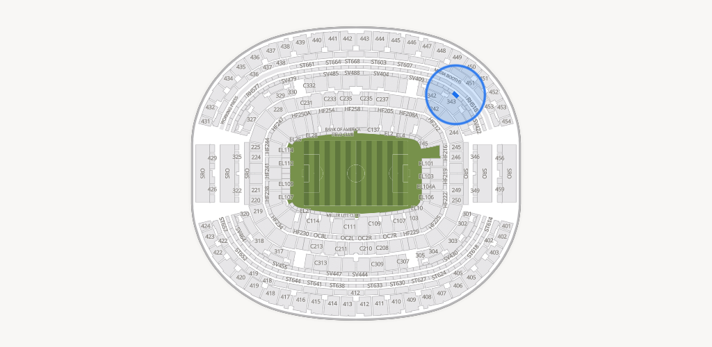 AT&T Stadium Seating Chart