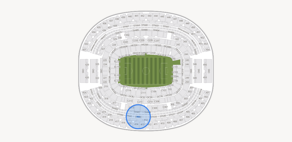 AT&T Stadium Seating Chart