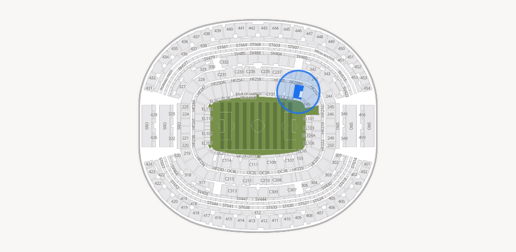 AT&T Stadium Seating Chart