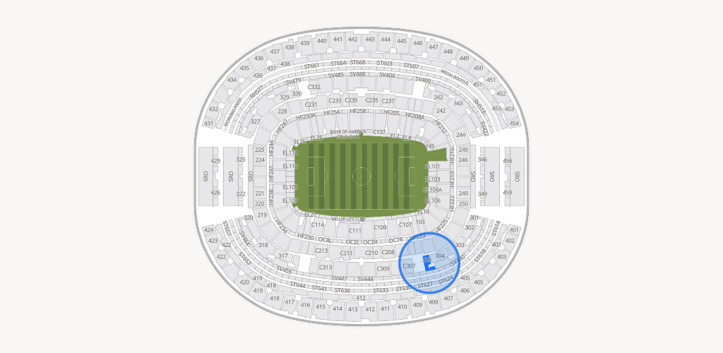 AT&T Stadium Seating Chart