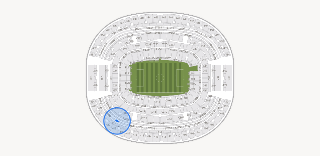 AT&T Stadium Seating Chart