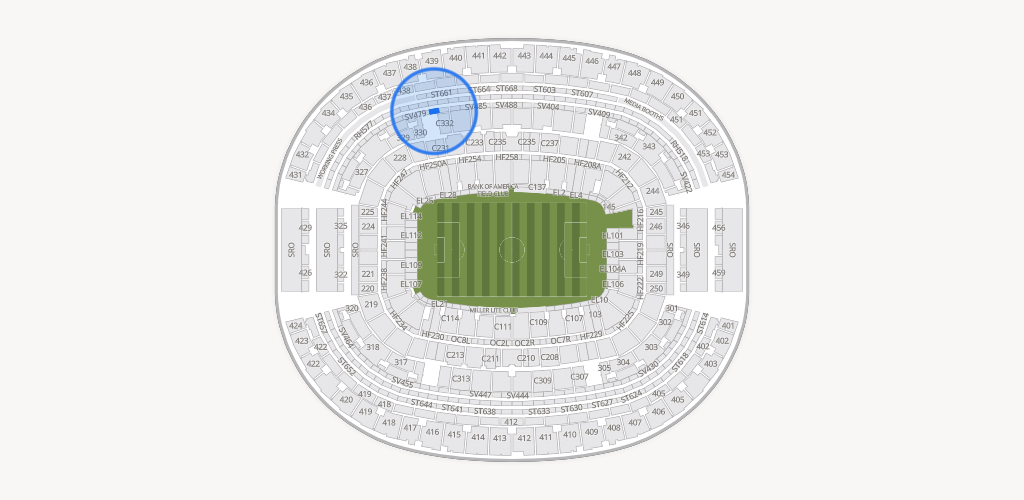 AT&T Stadium Seating Chart