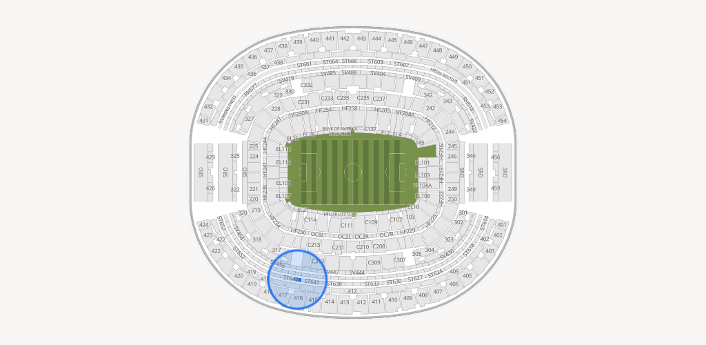 AT&T Stadium Seating Chart