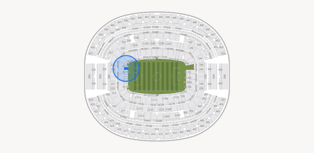 AT&T Stadium Seating Chart