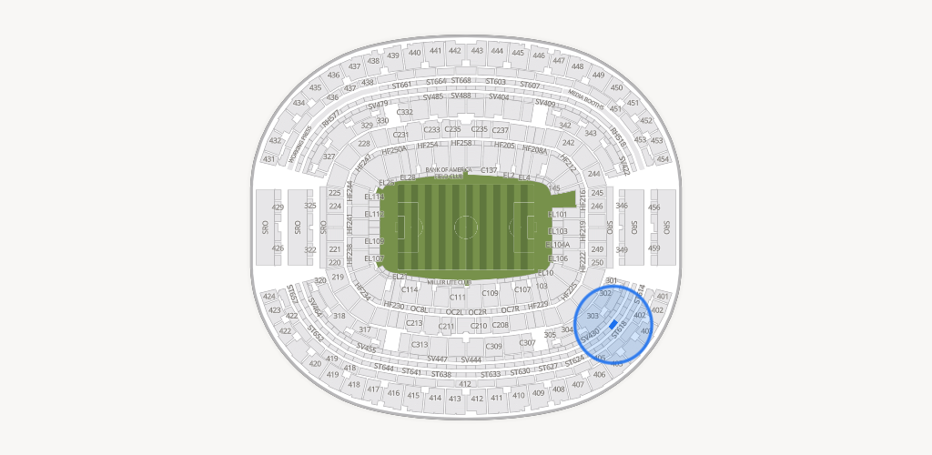 AT&T Stadium Seating Chart